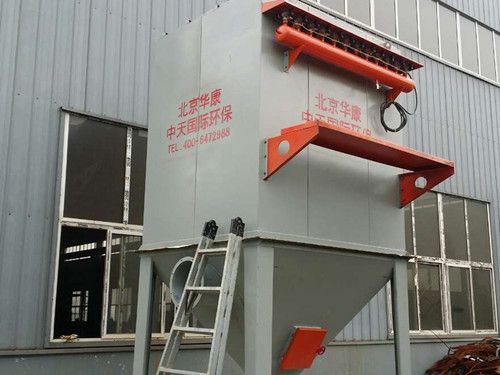 河南郑州的生物制药厂脉冲除尘器今天已经安装完工