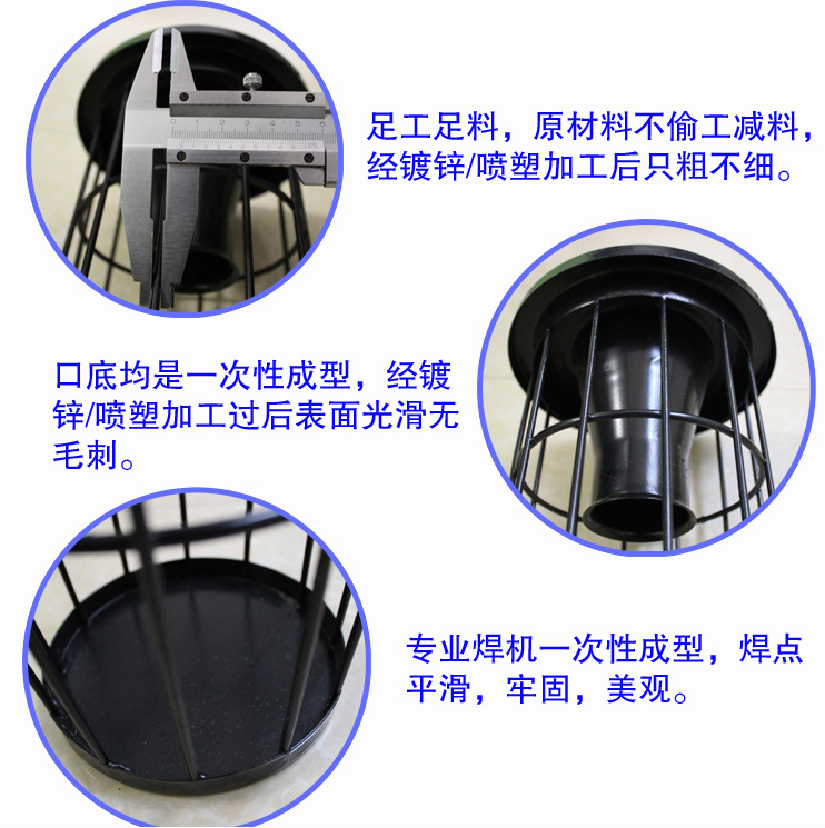 镀锌除尘骨架口底等生产细节图